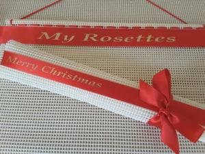 rosette holder, christmas gift ideas, personalised christmas gift